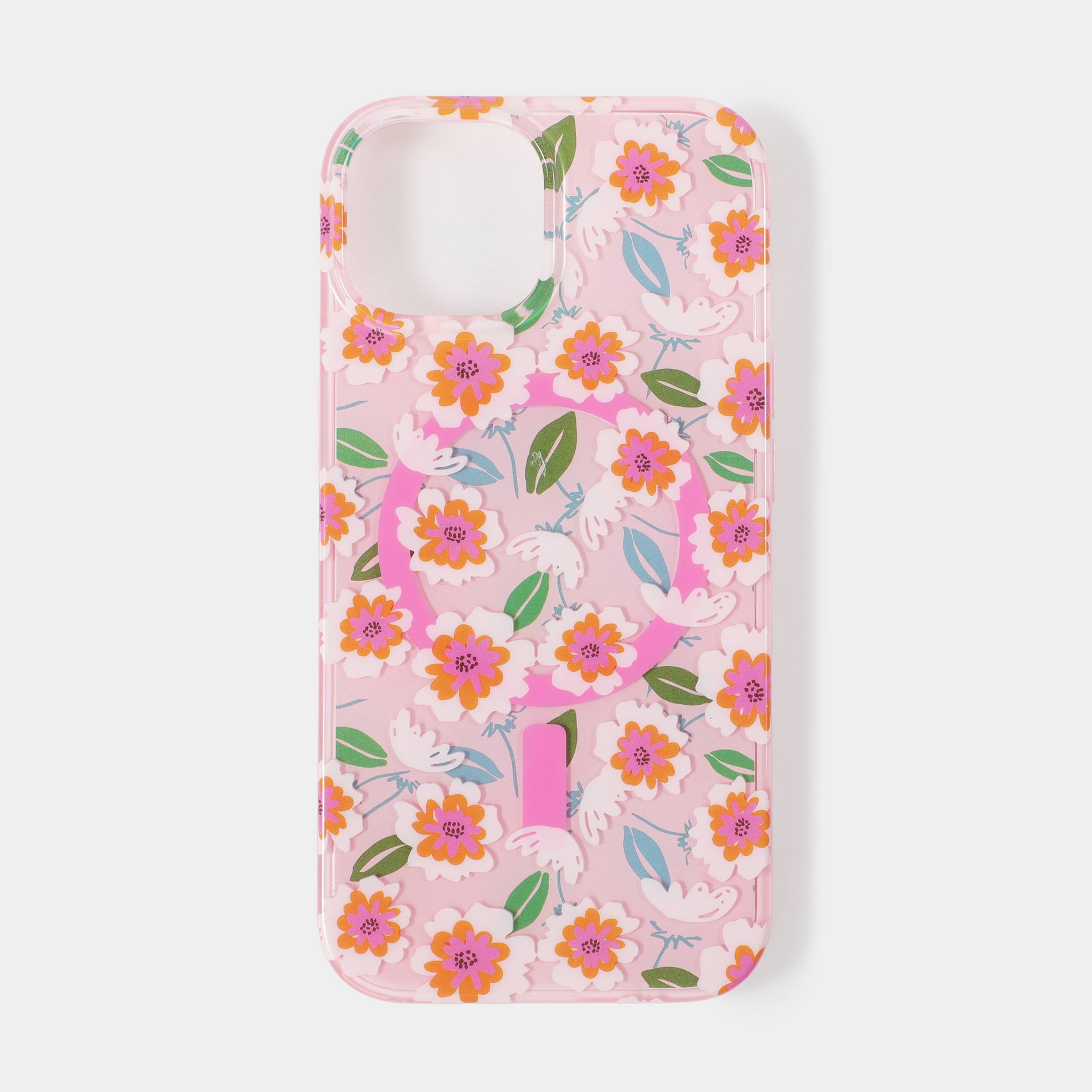 iPhone 17e/16e/iPhone 15/iPhone 14/iPhone 13 Case with MagSafe - Pink Meadow heyday™ ️