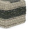 NicBex Handwoven Pouf Ottoman, Modern Home Decor Multi-Functional Footstool, Stylish Striped Design for Living Room, or Nursery - 4 of 4