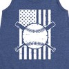 Girls' - Instant Message - Baseball Flag Graphic Sleeveless Aline Dress - 2 of 4