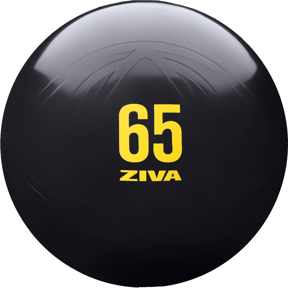 ZIVA Anti-Burst Core Exercise Ball - Black (65cm)