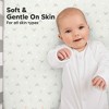 KeaBabies 2pk Soothe Fitted Crib Sheets Neutral, Organic Baby Crib Sheets, Fits Standard Nursery Baby Mattress - 4 of 4