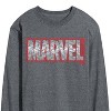 Men's - Marvel - Logo Word Fill Long Sleeve Graphic T-Shirt - 2 of 4