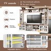 5.5" W Wall Unit Entertainment Center with Bookshelves for TVs up to 80", Modern TV Stand Media Console with Cabinets - 4 of 4