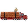 Old World Christmas Blown Glass Ornament for Christmas Tree, Logging Truck - 3 of 4