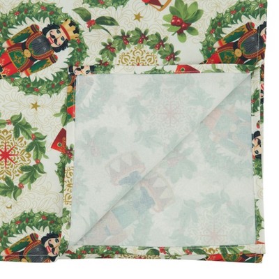 Festive Nutcracker Design Polyester Table Runner