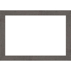 Amanti Art Rustic Plank Espresso Framed Dry Erase Magnetic Board - 1 of 4