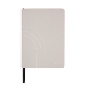 Altitude Journal 5.875"x8.25" Regular Warm Gray Debossed Arch - 1 of 4