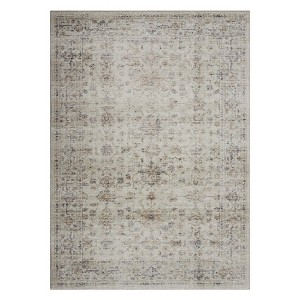 COZONY Washable Area Rug, Non-Slip Low Pile Floral Carpet, Indoor Rug for Living Room, Bedroom, Kitchen, Hallway - 1 of 4