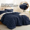 2-3 Pcs Tufted Boho Comforter Set Bed Set GentleSoft Farmhouse Shabby Chic Embroidery Bedding - 2 of 4