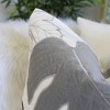 Tramull Leaf Accent Pillow 20"x20", Polyester Velvet Cover, Hidden Zipper - 4 of 4