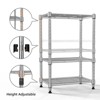 AndMakers 3 Tiers Steel Adjustable Household Shelving Unit (17.7 in. W x 26.3 in. H x 11.8 in. D) - 3 of 4