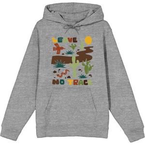 Adventure Society Leave No Trace Adult Long Sleeve Hoodie - 1 of 2