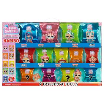 L.O.L. Surprise! Loves Mini Sweets X HARIBO Party Pack with 9 Dolls, 45+ Surprises, Accessories, Limited Edition Dolls,Theme Collectible Dolls
