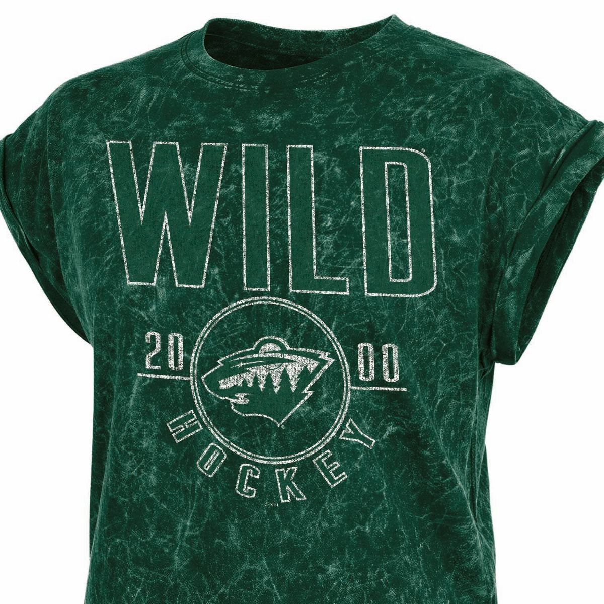 NHL Minnesota Wild Women's Short Sleeve Fashion T-Shirt - thumbnail 3