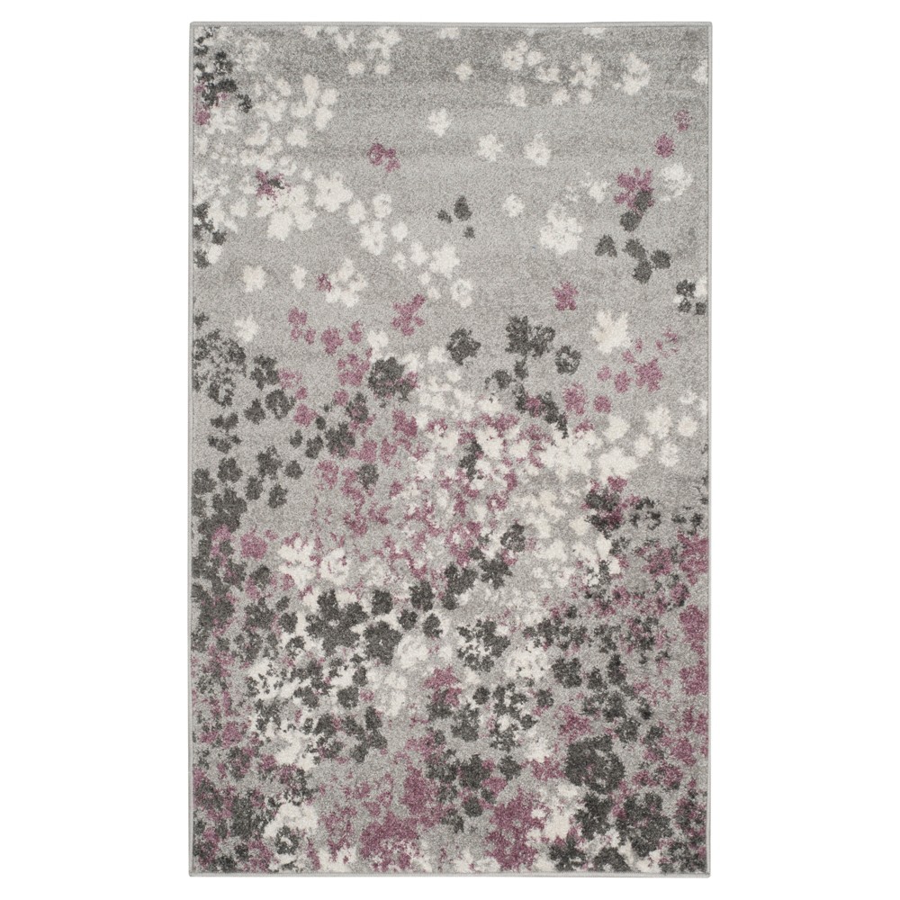 Mandi Area Rug - Light Gray/Purple (4'x6') - Safavieh