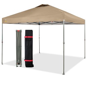 10x10 Recreational Centerlok Canopy - Infinite Leg, Ball-Joint Feet, 150D - CLIA100B - 1 of 4