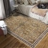 8x10 Washable Area Rug ¨C Vintage Non-Slip Large Rug for Living Room, Distressed Yellow Carpet with Stain Resistance for Bedroom & Dining Room Decor - 3 of 4
