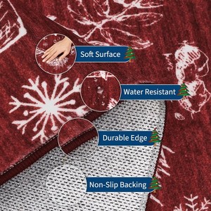 COZONY Christmas Area Rug, Non-Slip Ultra-Soft Low Pile Holiday Accent Rug for Bedroom, Living Room, Playroom, Nursery, Dining Room & Foyer - 1 of 4