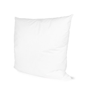 HomeRoots 22" White Cotton Throw Pillow Insert - 1 of 4