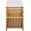 Whisen Retro Multifunctional Storage Bench with Cushion and Curved Side Panel for Entrance and Living Room - 4 of 4