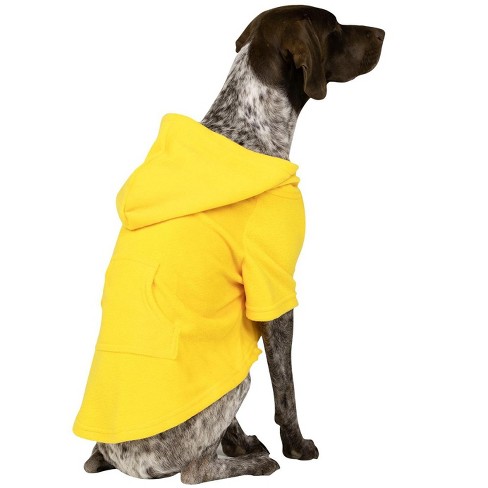 Pet Pjs Lemon Yellow Pet Pjs Fleece Hoodie Sweaters Target