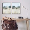 Stupell Industries Brushed Abstract Badlands Scenery Black Framed Giclee Art - 2 of 4