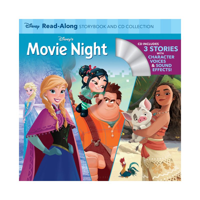 Disney&#39;S Movie Night : Wreck It Ralph / Frozen / Moana - By Disney ( Paperback ), 1 of 2