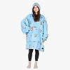 Tirrinia Wearable Blanket Oversized Hoodie for Adults, Patterns Sweatshirt Blanket, as Warm & Funny Gifts for Men Women Girlfriend - 3 of 4