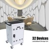 30 Device Mobile Charging and Storage Cart, Chromebooks and Laptop Computer Tablet Storage Cart Locking Cabinet Charging Station Storage Cabinet - 2 of 4