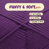 Hearth & Harbor Soft Yarn for Crocheting - Crochet & Knitting Yarn, 250 Yards Amigurumi Yarn, Cotton-Nylon Blend, Worsted Weight Yarn 4 - 2 of 4