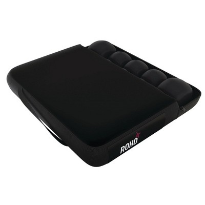 Black PVC Air Cells Wheelchair Seat Cushion 16” x 16”
