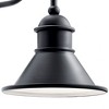 Northland 12" 1 Light Outdoor Wall Light in Black - 2 of 4