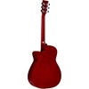 Rogue RA-090 Concert Cutaway Acoustic-Electric Guitar Red - 4 of 4