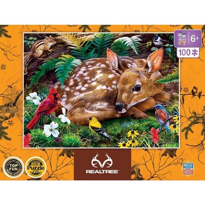 MasterPieces Inc Realtree Forest Babies 100 Piece Jigsaw Puzzle