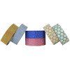 Wrapables Japanese Washi Masking Tape, Glitter Collection (Set of 6) - 3 of 4