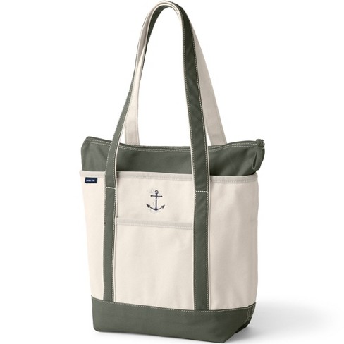 Medium Solid LANDS'END Tote Bag - clothing & accessories - by