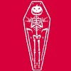 Junior's Design By Humans Dead halloween By Barmalizer T-Shirt - 2 of 2