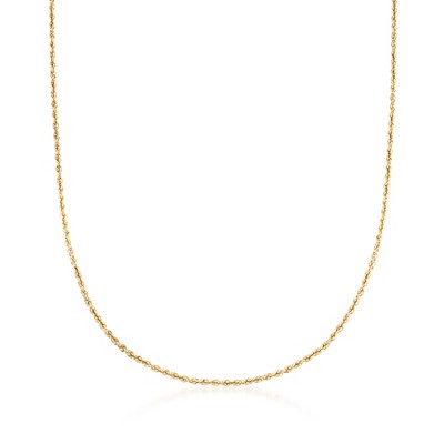 Ross-Simons 2.6mm 14kt Yellow Gold Rope-Chain Necklace