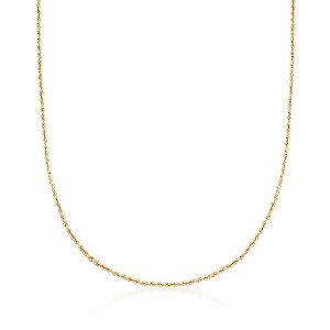 Ross-Simons 2.6mm 14kt Yellow Gold Rope-Chain Necklace - 1 of 4