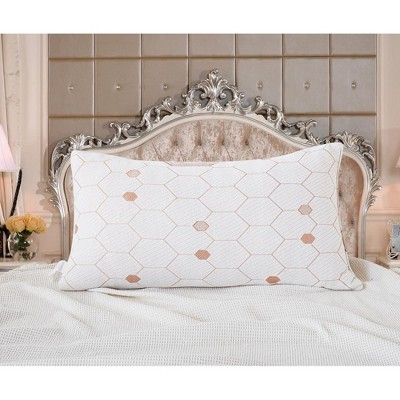 King Copper Infused Cooling Memory Foam Pillows with Washable Cover