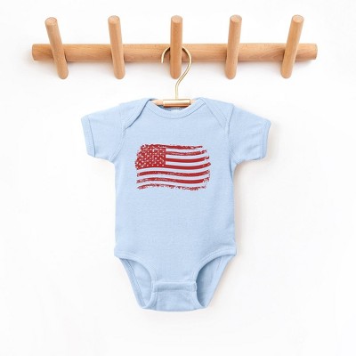 The Juniper Shop USA Flag Baby Bodysuit