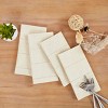 Izod Chadwick Ivory Set of 4 Napkins - 2 of 3