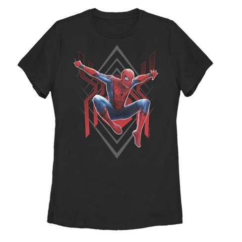 Women s Marvel Spider man Far From Home Diamond T shirt Target