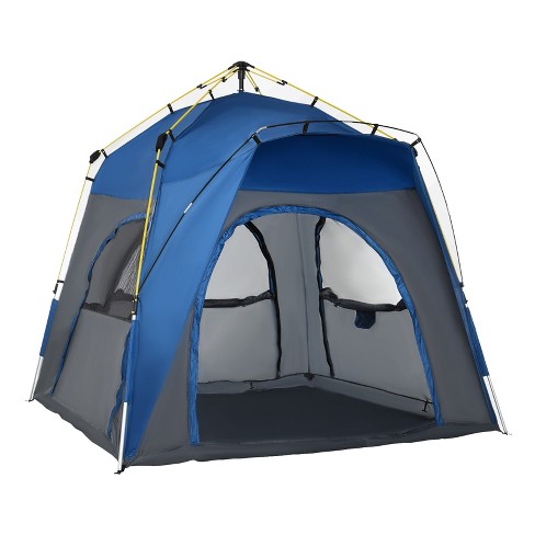 CORE 10 Person Instant Cabin Tent | 2 Room Huge Tent with Screen Room for  Family with Storage Pockets for Camping Accessories | Portable Large Pop Up