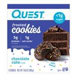 Quest Nutrition 5g Protein Frosted Cookie Snack - Chocolate Cake - 8ct