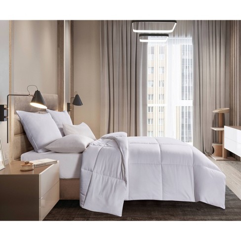 Fusion Goose Down Comforter Grey Queen