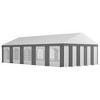 Heavy Duty Wedding Tent & Carport, Portable Garage with Removable Sidewalls, Large Outdoor Canopy with Windows for Event - 4 of 4