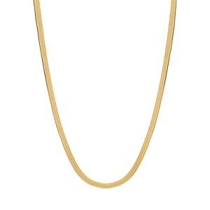 Giorgio Di Vicenza 10K Gold 3.2mm Herringbone Chain Necklace - 1 of 2