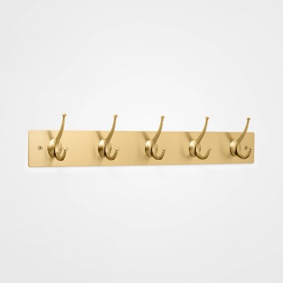 New Traditional 5 Hooks Rail Gold Threshold