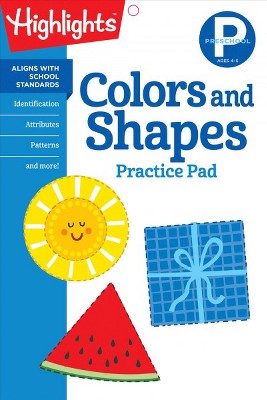 Preschool Colors and Shapes - (Highlights Learn on the Go Practice Pads) (Paperback)